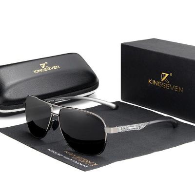 Óculos De Sol Design Quadrado Kingseven Espelhado