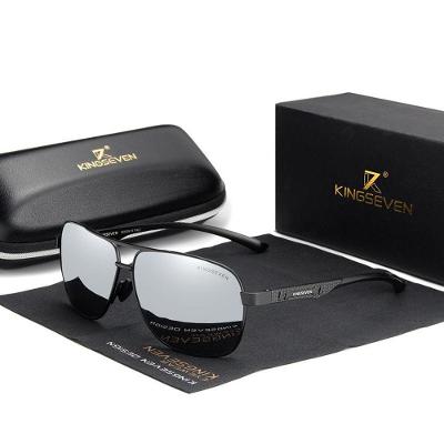 Óculos De Sol Design Quadrado Kingseven Espelhado