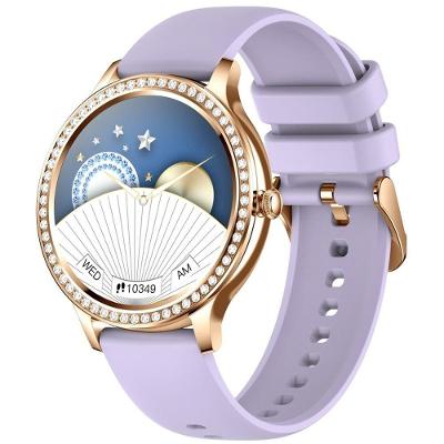 Relógio Smartwatch Feminino Foxbox 1841 À Prova D'Água Vermelho Escuro Chamada Bluetooth
