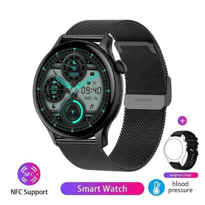 Relógio Smartwatch Feminino Foxbox 7012A À Prova D'Água Malha Tela Hd Amoled