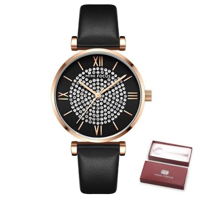 Relógio Feminino Mini Focus Mf0334l à Prova D'água Preto