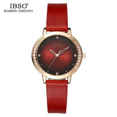Relógio Feminino Ibso 8316 à Prova D'água Vermelho