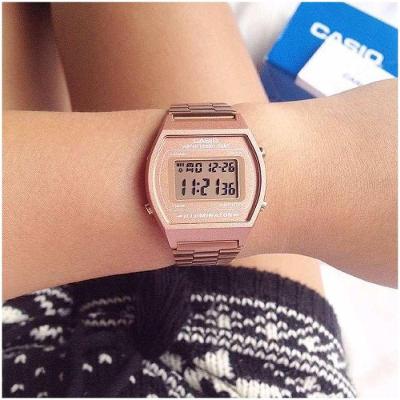 Relógio Casio Vintage B640wc5adf Rose Feminino