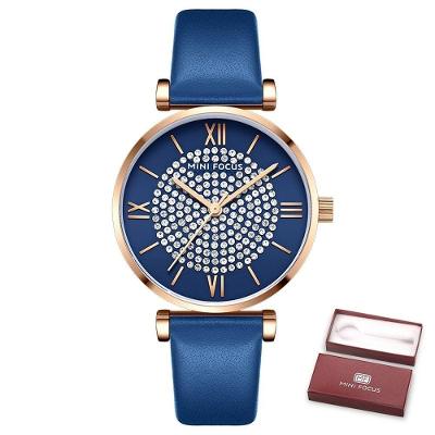 Relógio Feminino Mini Focus Mf0334l à Prova D'água Azul