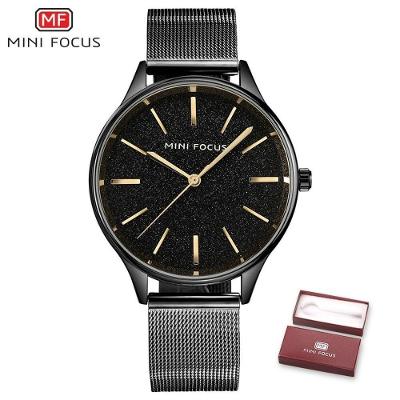 Relógio Feminino Mini Focus Mf0044l à Prova D'água Preto