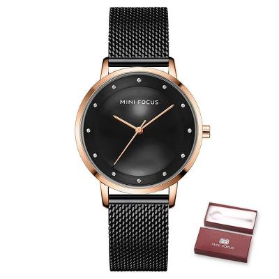 Relógio Feminino Mini Focus Mf0332l à Prova D'água Preto