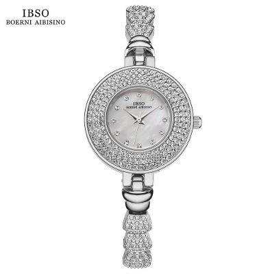 Relógio De Quartzo Feminino Ibso S9296 à Prova D'água Prata