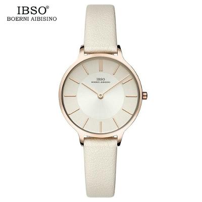 Relógio De Quartzo Feminino Ibso 6608 à Prova D'água Bege