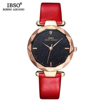 Relógio De Pulso Feminino Ibso 8636 à Prova D'água Vermelho