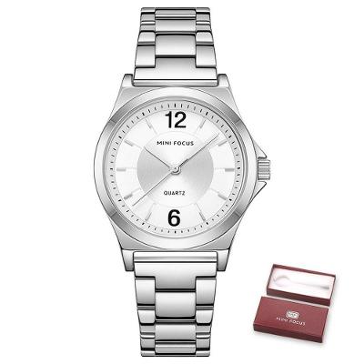 Relógio Feminino Mini Focus Mf0308l à Prova D'água Prata