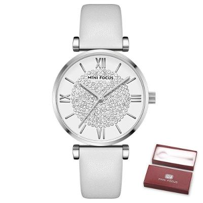 Relógio Feminino Mini Focus Mf0334l à Prova D'água Branco