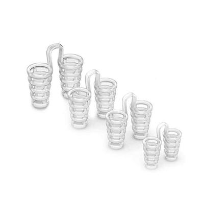 Kit Com 4 Unidades Clip Nasal Anti Ronco, Apnéia E Bruxismo - Dilatador Nasal