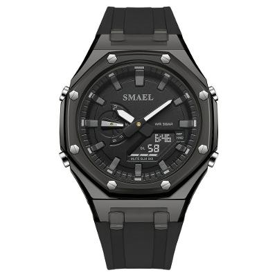 Relógio Esportivo Feminino Smael Sl-8088 à Prova D'água Preto