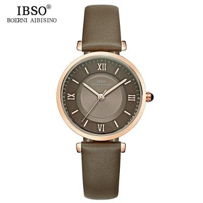Relógio Feminino Ibso 6602 à Prova D'água Bege