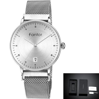 Relógio Feminino Fantor Wf1020l à Prova D'água Prata