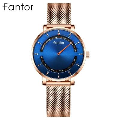 Relógio Feminino Fantor Wf1030l à Prova D'água Azul