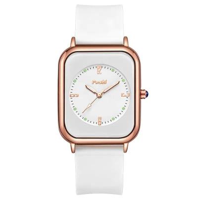 Relógio Feminino Poshi 924 à Prova D'água Branco