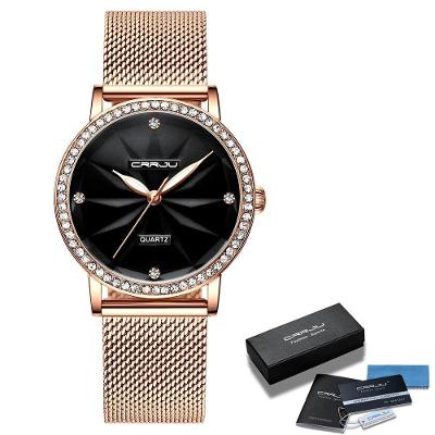 Relógio Pulso Feminino Fashion De Quartzo À Prova D'Água