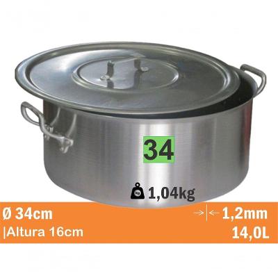 Cacarola Standard Nr 34 14L Real 9134