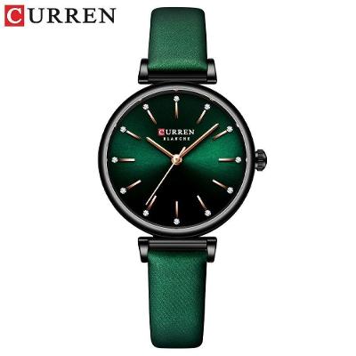 Relógio De Pulso Feminino Curren 9081 à Prova D'água Verde