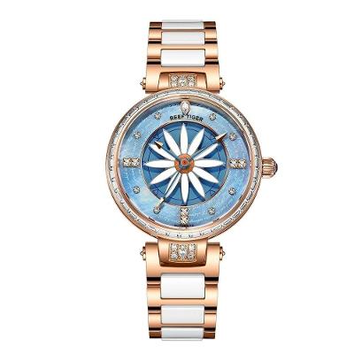 Relógio Feminino Reef Tiger Rga1599-plp à Prova D'água Azul