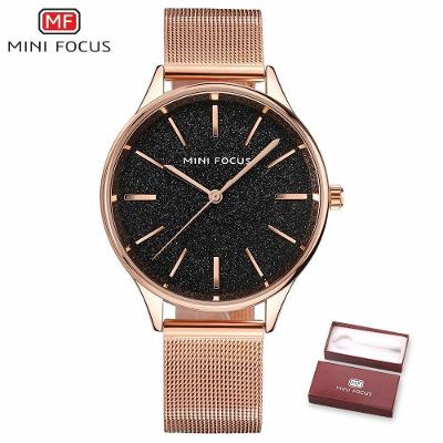 Relógio Feminino Mini Focus Mf0044l à Prova D'água Rosa