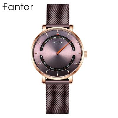 Relógio Feminino Fantor Wf1030l à Prova D'água Roxa