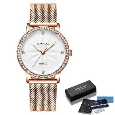Relógio Pulso Feminino Fashion De Quartzo À Prova D'Água