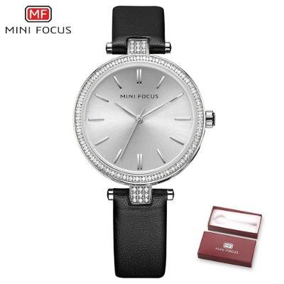Relógio Feminino Mini Focus Mf0039l à Prova D'água Preto