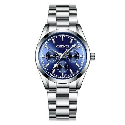 Relógio De Pulso Feminino Chenxi 006b à Prova D'água Azul