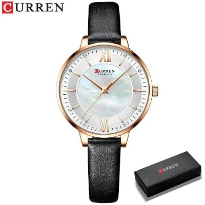 Relógio Feminino Curren 9080 À Prova D'Água Preto