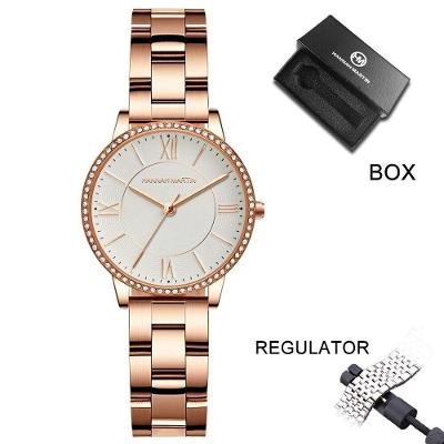 Relógio Feminino Va Va Voom Hm-1072 à Prova D'água Ouro