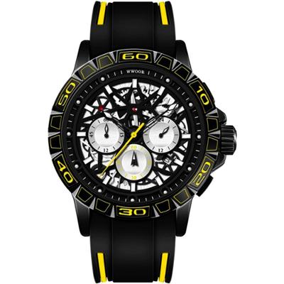 Relógio Masculino De Pulseira De Silicone A Prova D`Água