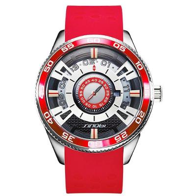 Relógio Masculino De Pulseira De Silicone A Prova D'Água