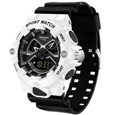 Relógio Pulso Masculino Led Digital Duplo A Prova Dágua