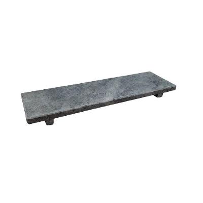 Kit Tabua Gourmet 25x7cm E 2 Molheiras 50ml Em Pedra Sabão