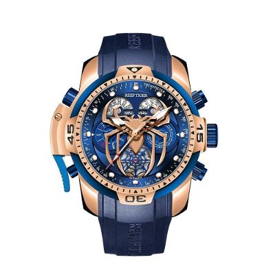 Relógio Masculino Reef Tiger Rga3532sp à Prova D'água Ouro