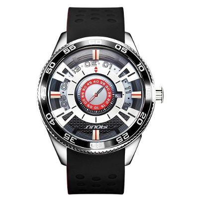 Relógio Masculino De Pulseira De Silicone A Prova D'Água