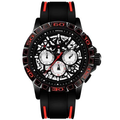 Relógio Masculino De Pulseira De Silicone A Prova D`Água