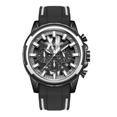 Relógio Masculino Com Pulseira De Silicone Data Automática