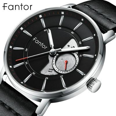 Relógio Masculino Fantor Wf1031g à Prova D'água Preto