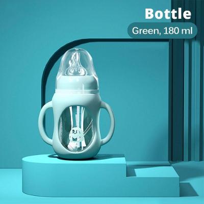 Mamadeira De Vidro Dupla Green 180ml