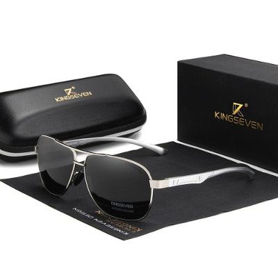 Óculos De Sol Design Quadrado Kingseven Espelhado