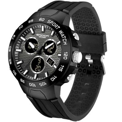 Relógio Pulso Digital Masculino Display Duplo A Prova D`Água
