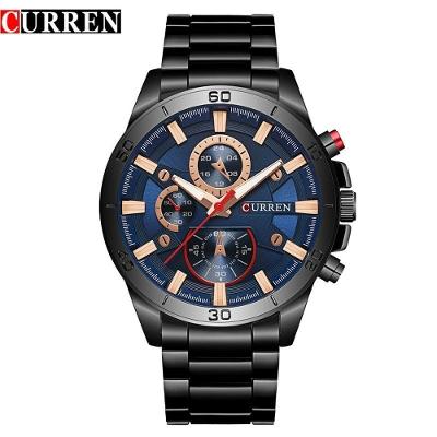 Relógio Masculino Curren 8275 À Prova D'Água Azul