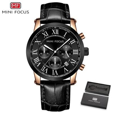 Relógio Masculino Mini Focus Mf0415g à Prova D'água Ouro Rosa