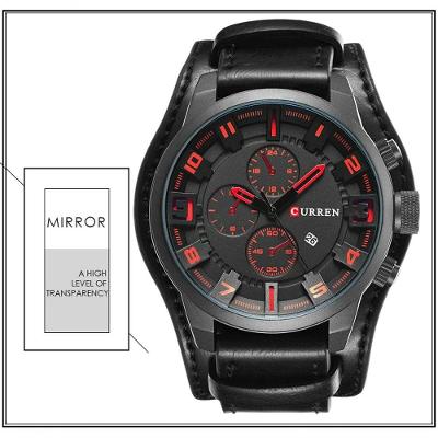 Relógio Masculino Curren 8225 À Prova D'Água Branco