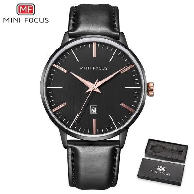 Relógio Masculino Mini Focus Mf0115g-4 à Prova D'água Preto