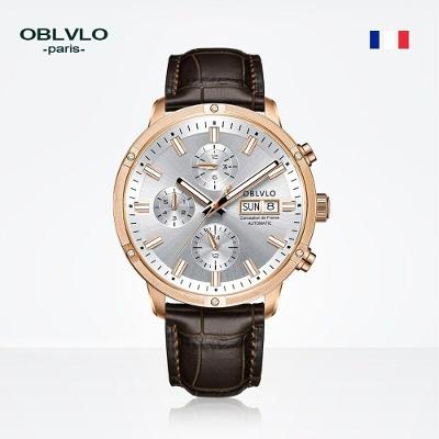 Relógio Masculino Reef Tiger Cm à Prova D'água Bronze