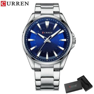 Relógio Masculino Curren 8424 À Prova D'Água Azul